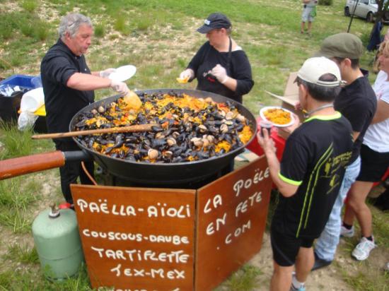 La Paella , pour 250 convives !