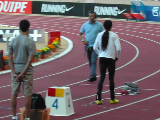 Préparation du 4X100 F