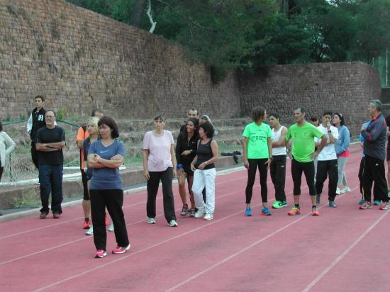 Talon,plant de pied dans l' alignement du corps